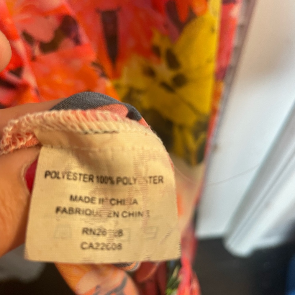Bright & Vibrant Sheer,Unlined Floral Maxi Tank Dress, Side Zip. Stunning! - Picture 10 of 13